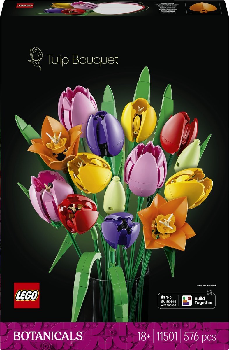 LEGO® Botanicals Boeket met Tulpen Bloemendecoratie – 11501